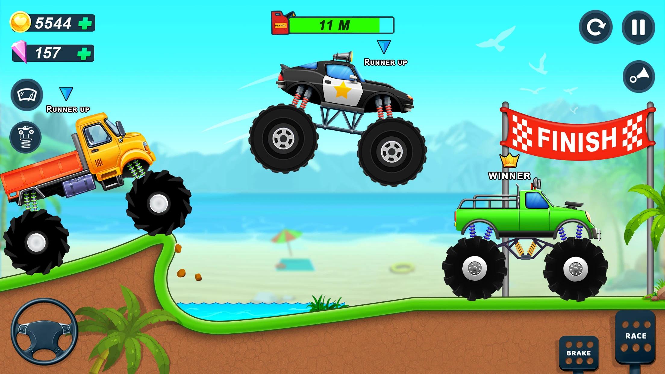 怪物卡車遊戲男孩遊戲(Kids Monster Truck Racing)v4.9.0