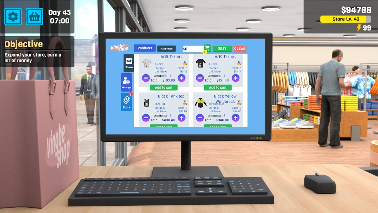 服装店模拟器(Clothing Store Simulator)v1.71