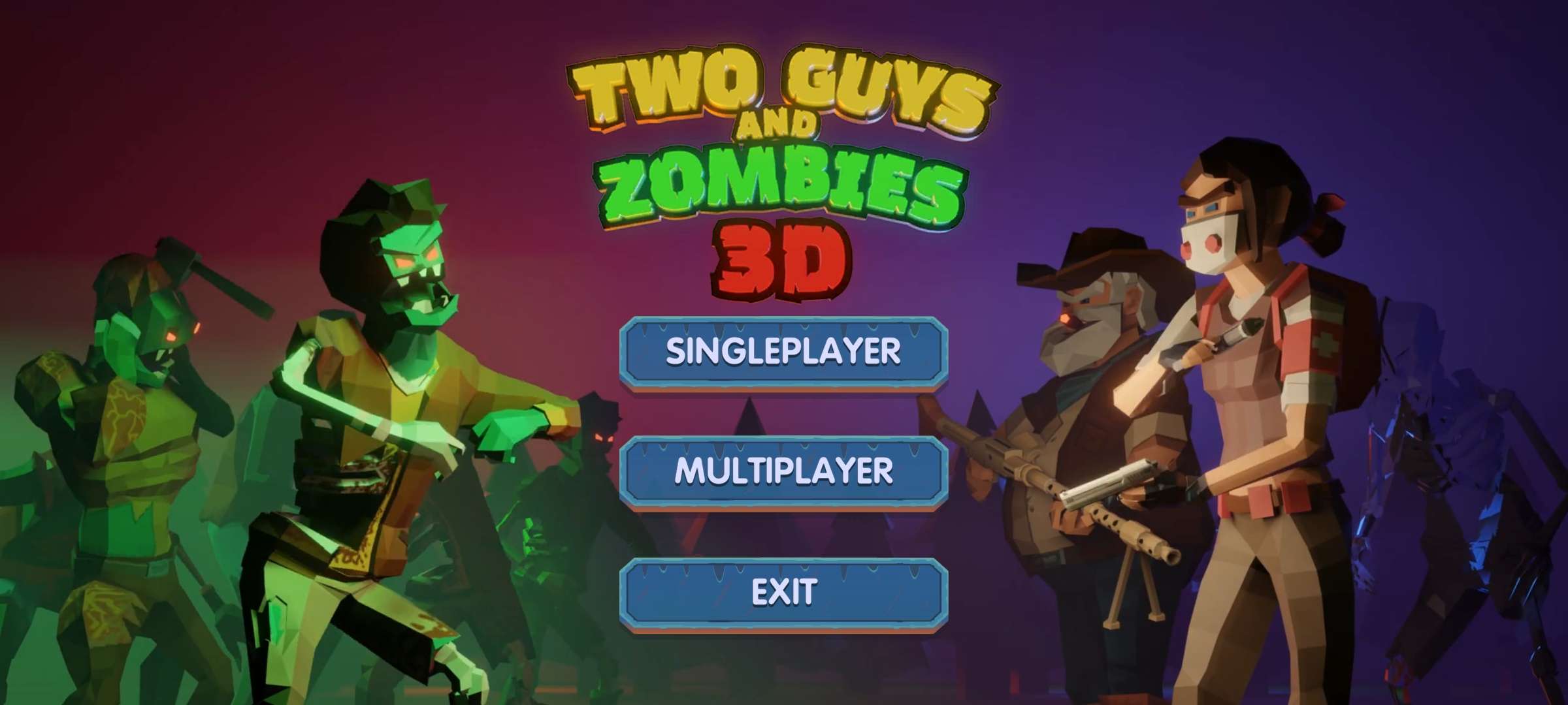 两个家伙和僵尸3D(Two Guys And Zombies 3D)v0.825