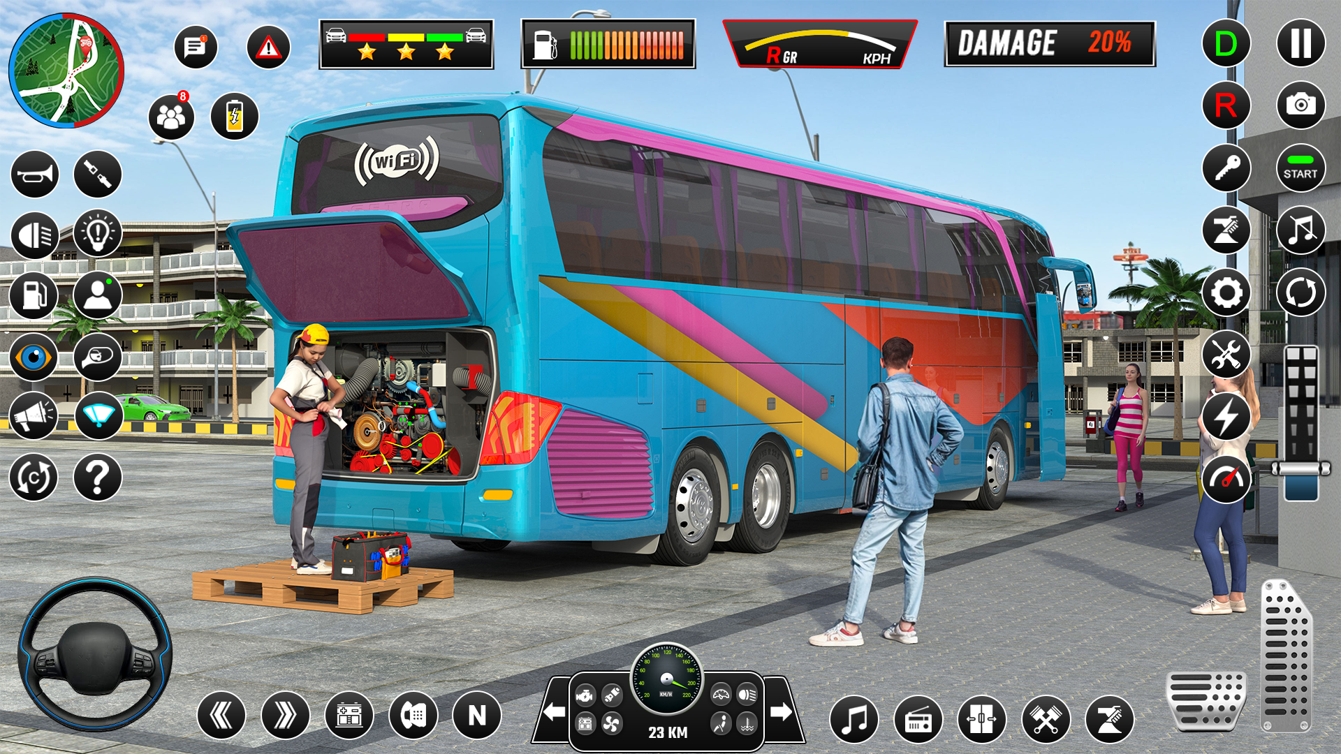 巴士模拟器离线游戏3d(Bus Simulator)v1.1