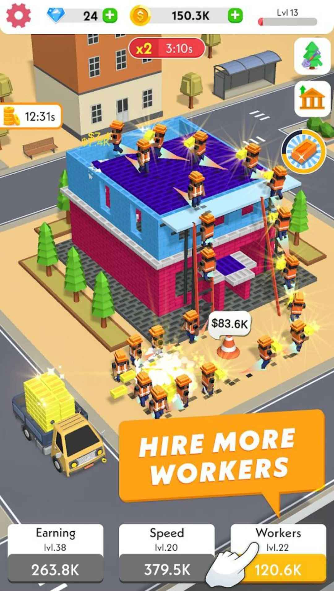 建筑大亨3D(Idle Construction 3D)v2.32