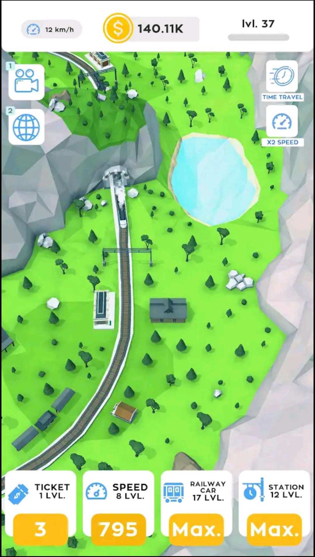 空闲火车铁路大亨(Idle Trains Railway Tycoon)v0.81