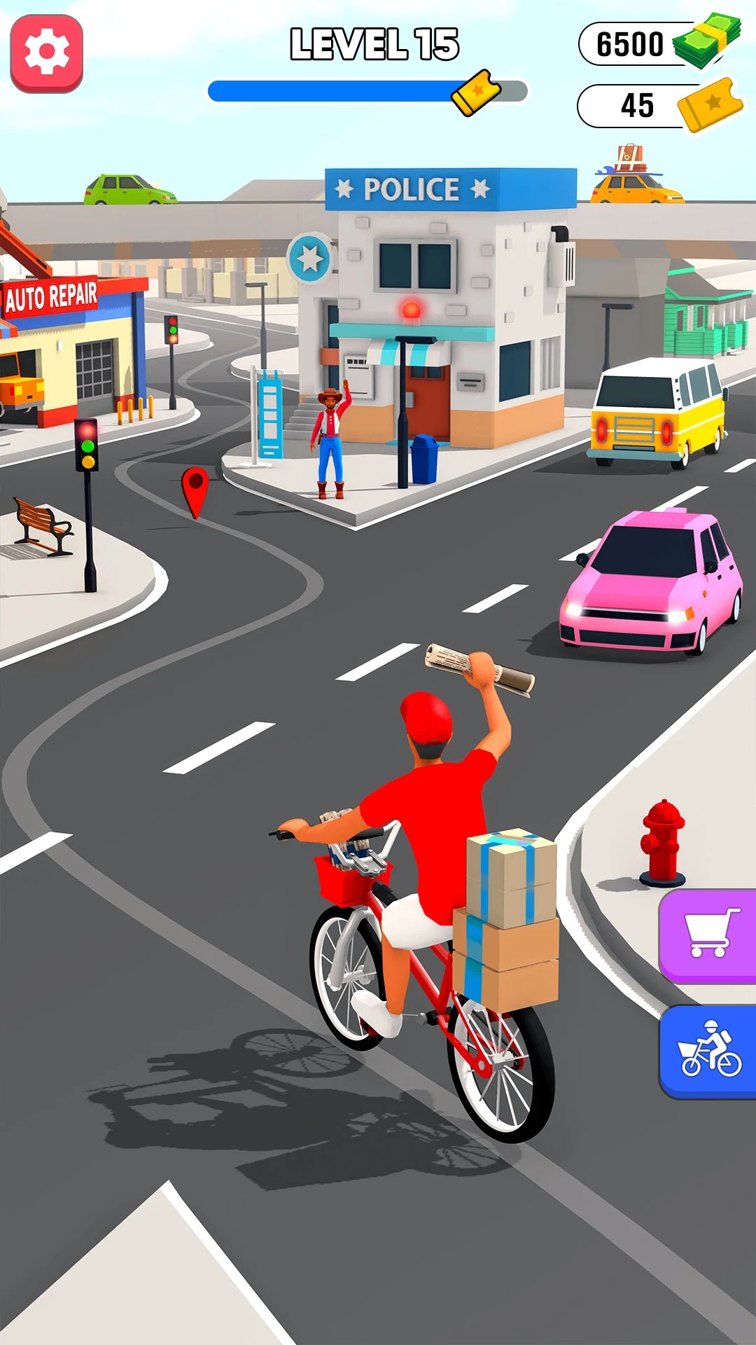 小镇送报员(Delivery Boy Bicycle Game)v0.2.9