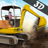 城市道路的建设3D(Excavator Crane Heavy Duty)