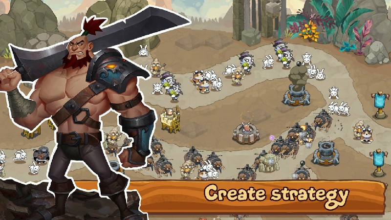 塔防王国(Tower Defense Legends: Mercenary Stories) 截图1