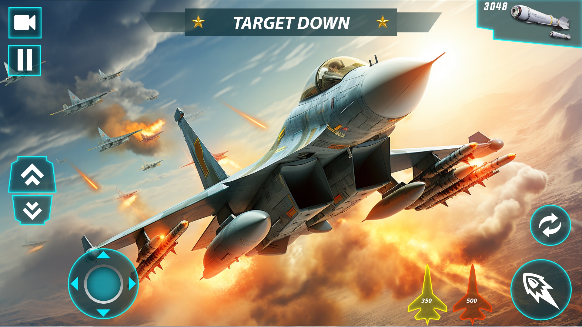喷气式战斗机(Jet Fighter Sky Combat 3D)游戏截图4