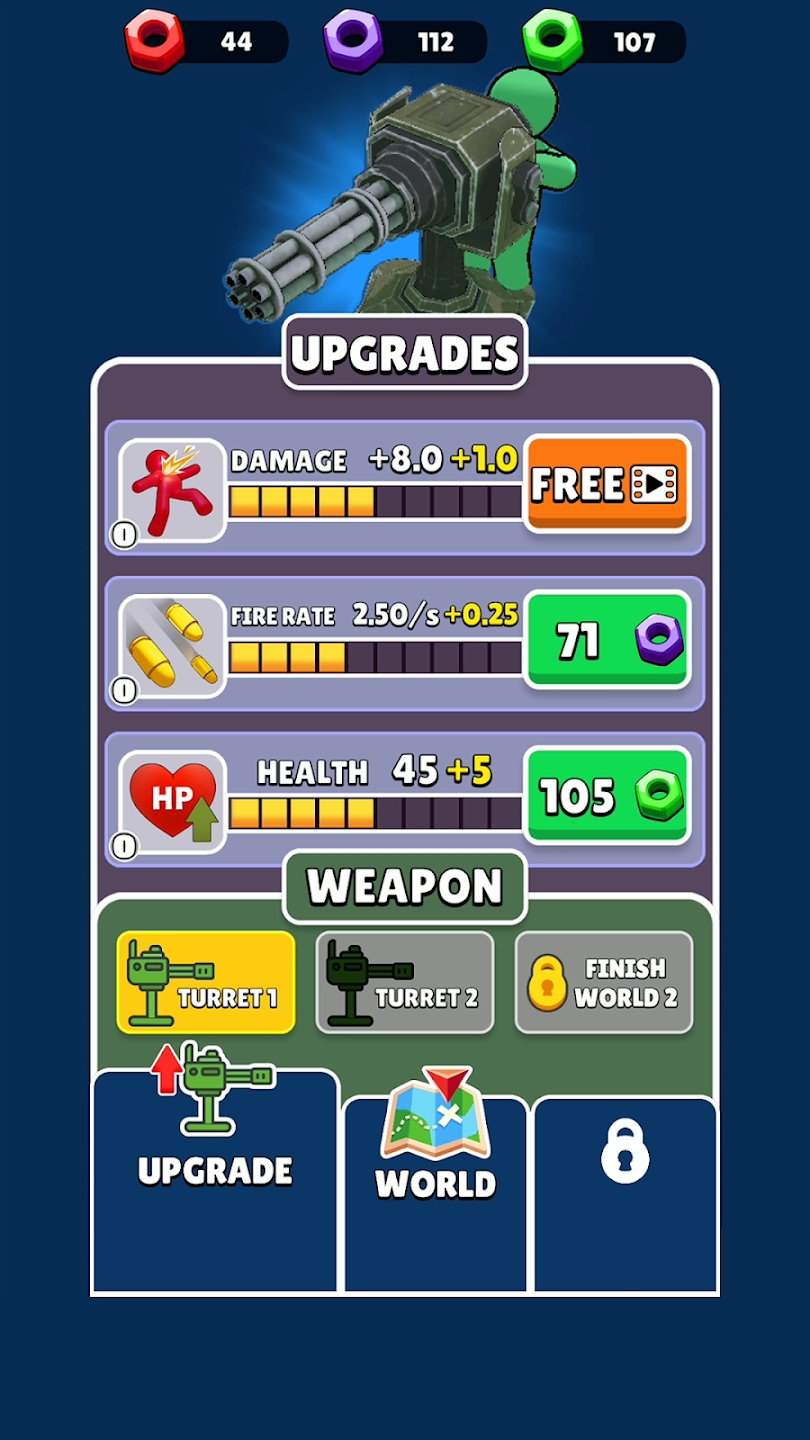 弹药狂热：塔枪防御内置菜单(Ammo Fever)游戏截图1