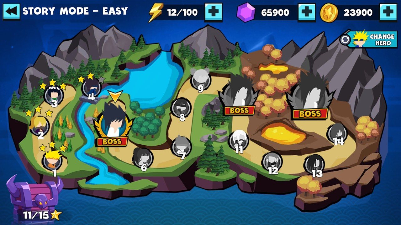 火柴人忍者：忍者格斗(Stick Shinobi) 截图2