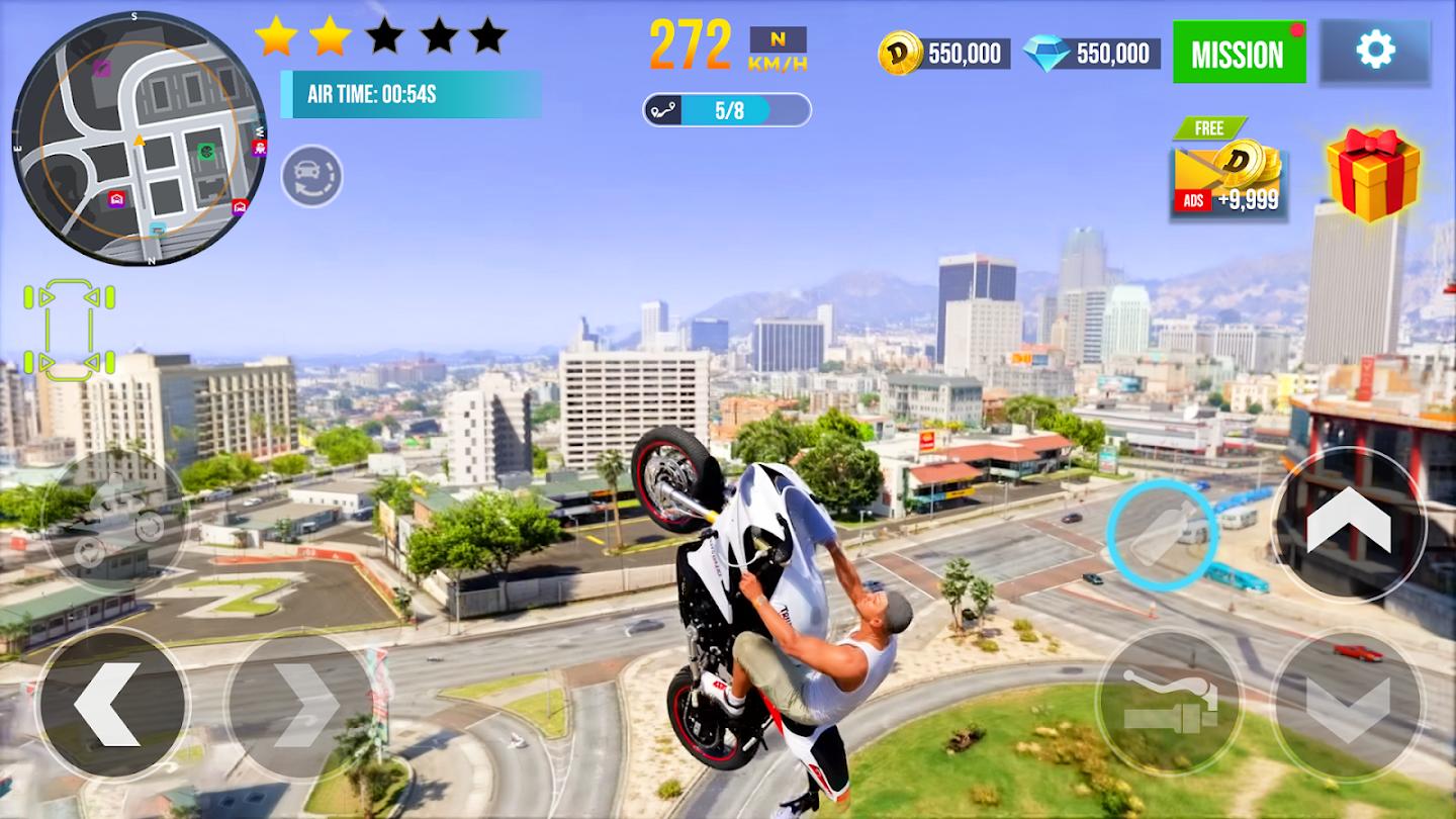 摩托驾驶模拟器(Moto Driving City)游戏截图2