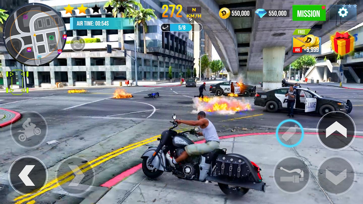 摩托驾驶模拟器(Moto Driving City)游戏截图4