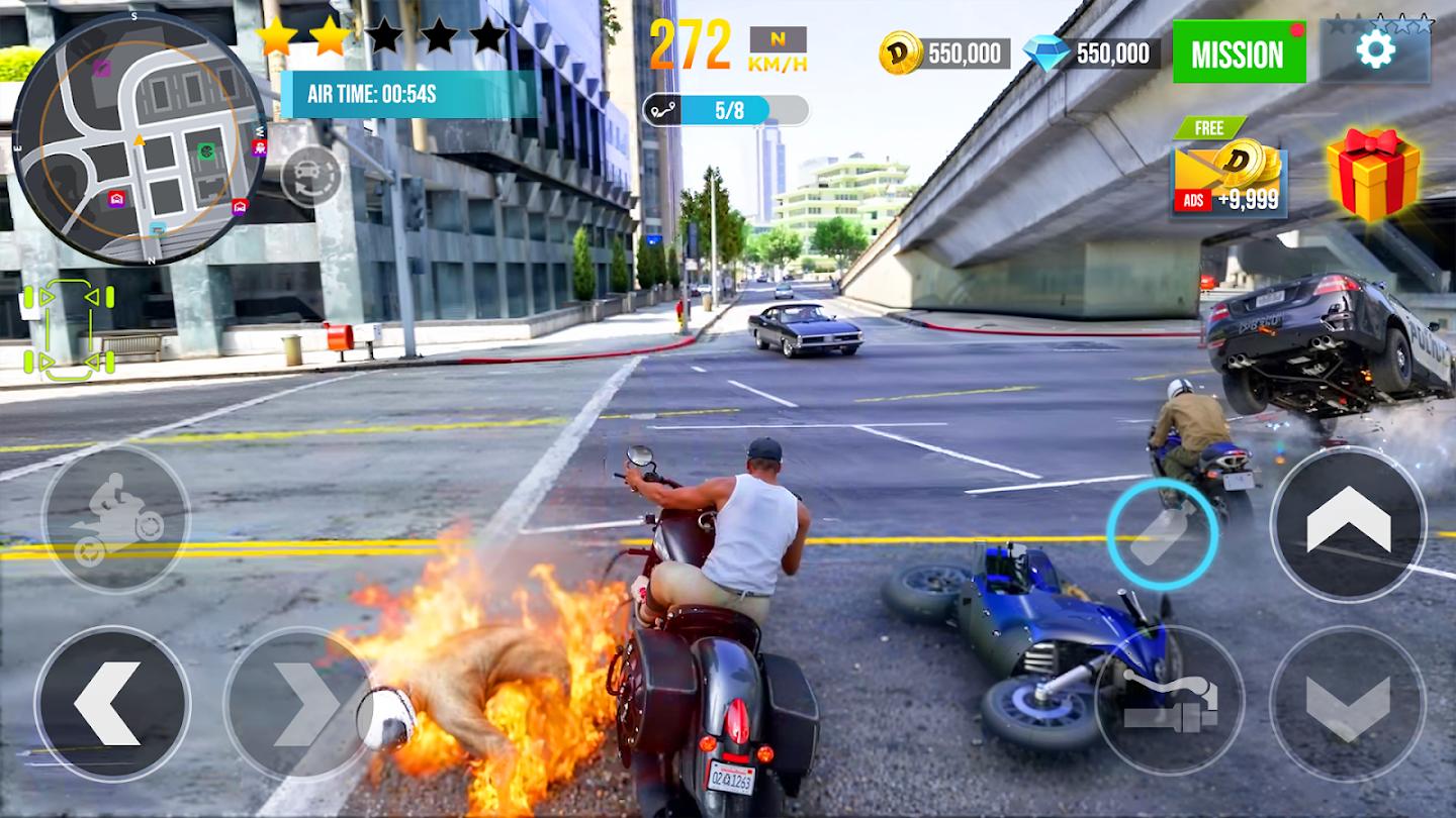 摩托驾驶模拟器(Moto Driving City)游戏截图5