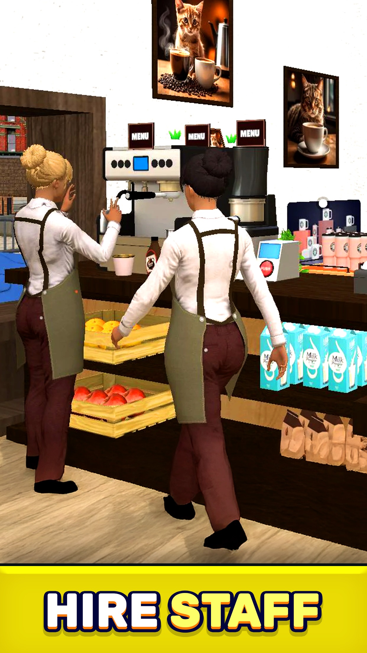 我的咖啡厅模拟器3D内置菜单(My Cafe Simulator)游戏截图2