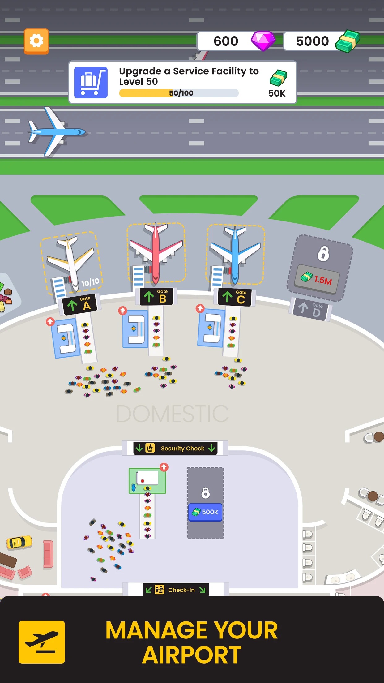 放置机场帝国(Idle Airport Empire)游戏截图1
