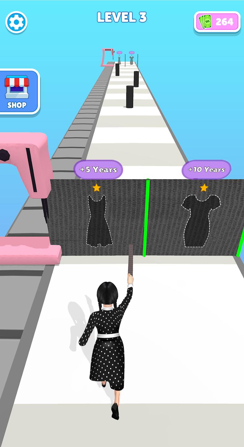 DIY服装跑：裁缝师(Dress Maker: Dressup Run Games)游戏截图3