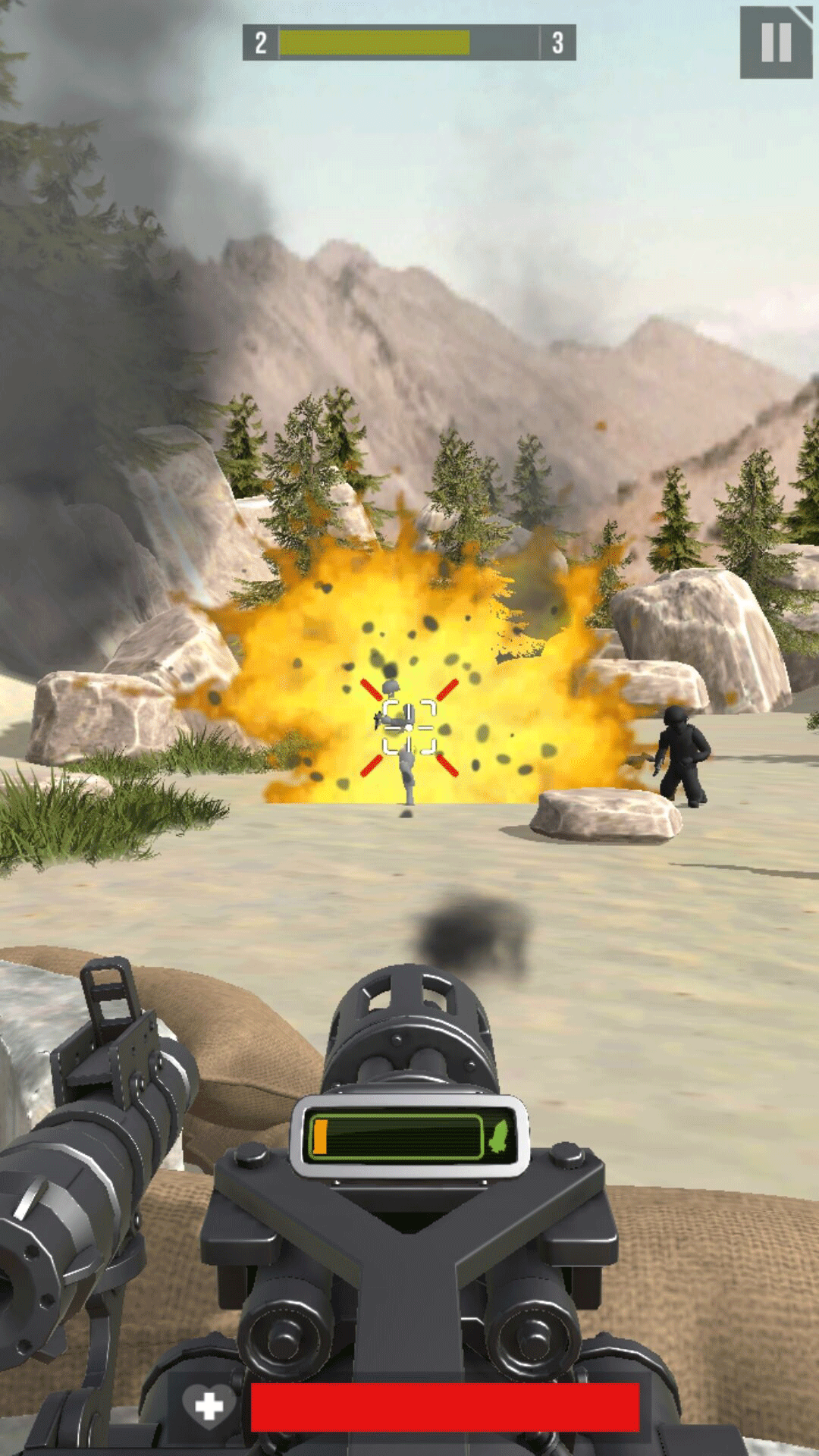 步兵攻击：战争3D游戏截图3