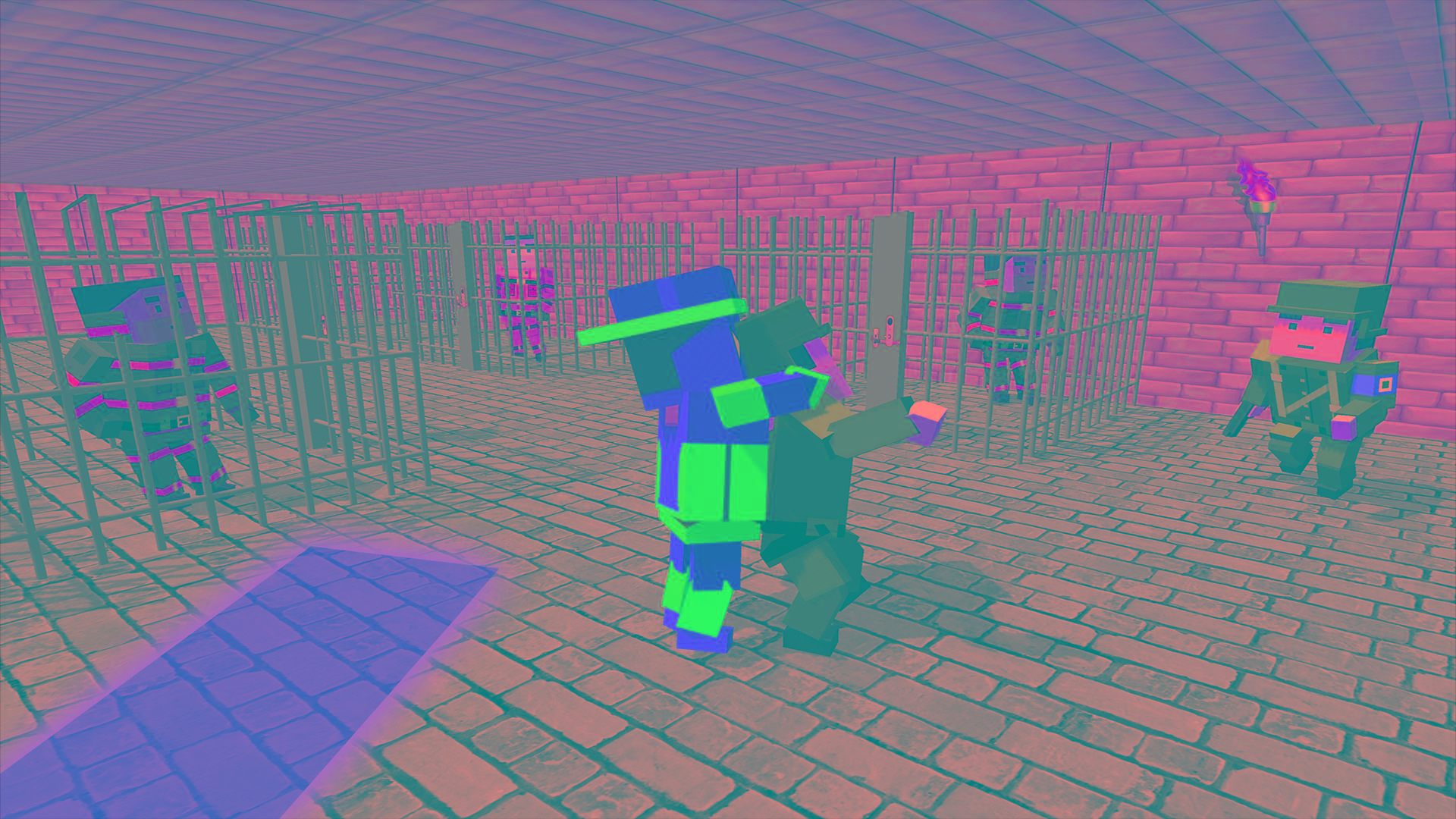 大监狱逃脱游戏(Blocky Prison Plan) 截图3