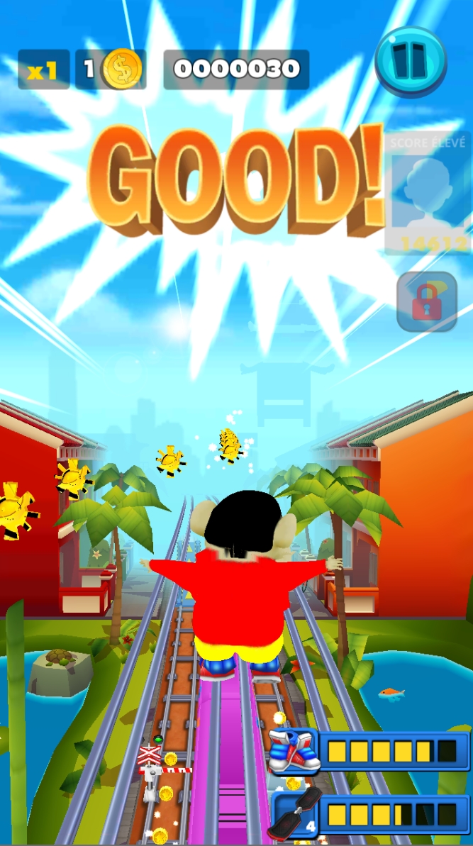 地铁跑酷蜡笔小新游戏截图1