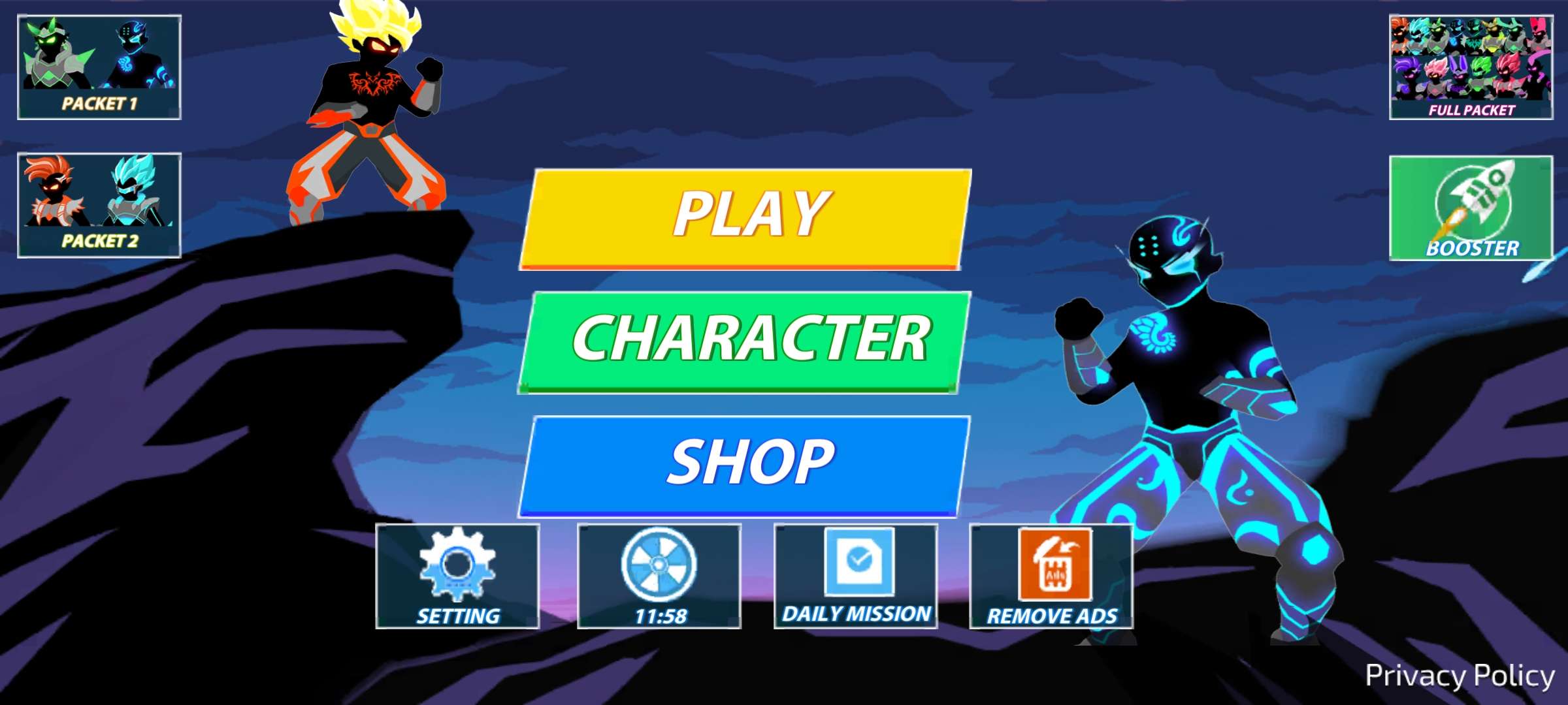 火柴人：龙之战(Stickman Shadow Dragon Warrior) 截图2