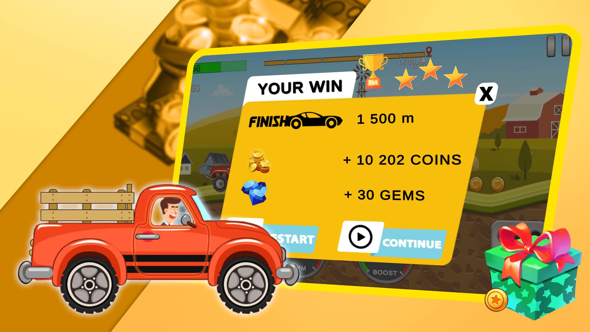 汽车爬坡赛(Car Hill Climb Racing) 截图3