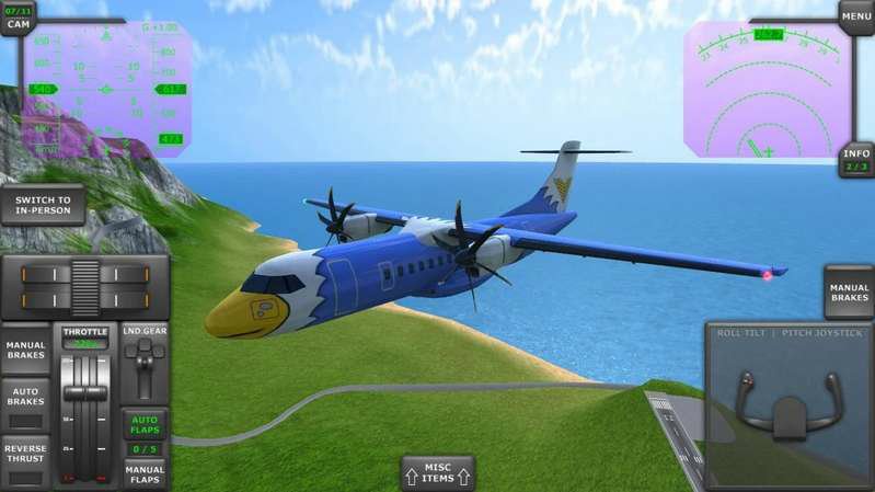 涡轮螺旋桨飞行模拟器(Turboprop Flight Simulator)游戏截图4