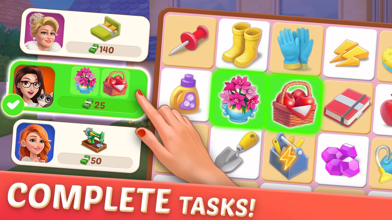 设计城：合并(DesignVille Merge)游戏截图2