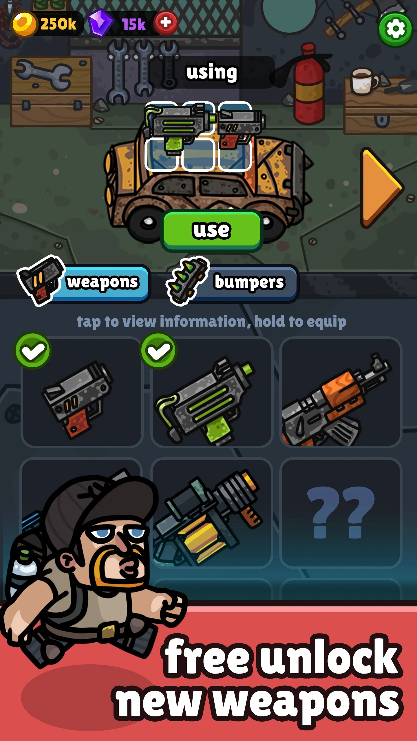 亡灵射手：放置公路内置菜单(Undead Shooter Idle Highway) 截图2