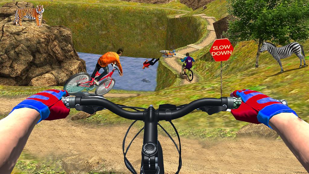 自行车赛事：险峻赛道(BMX Bike Cycle Game Death Road) 截图2