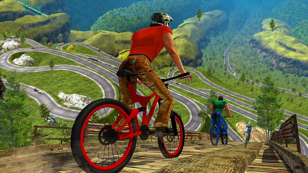 自行车赛事：险峻赛道(BMX Bike Cycle Game Death Road) 截图4
