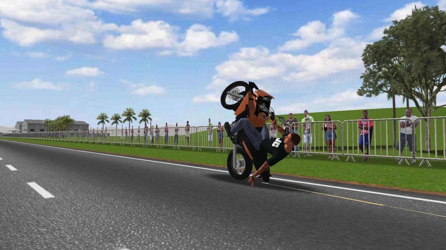 摩托平衡3D(Moto Wheelie 3D)游戏截图1