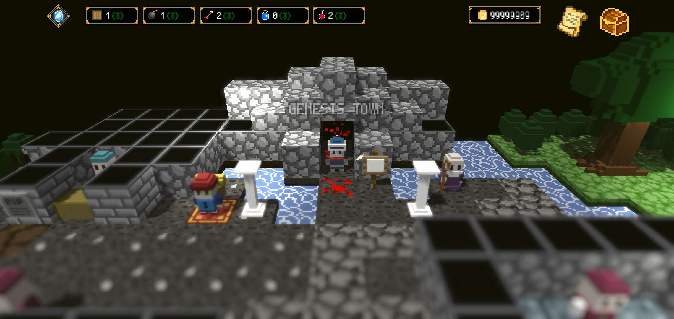 地牢墓碑(Dungeon and Gravestone)游戏截图2