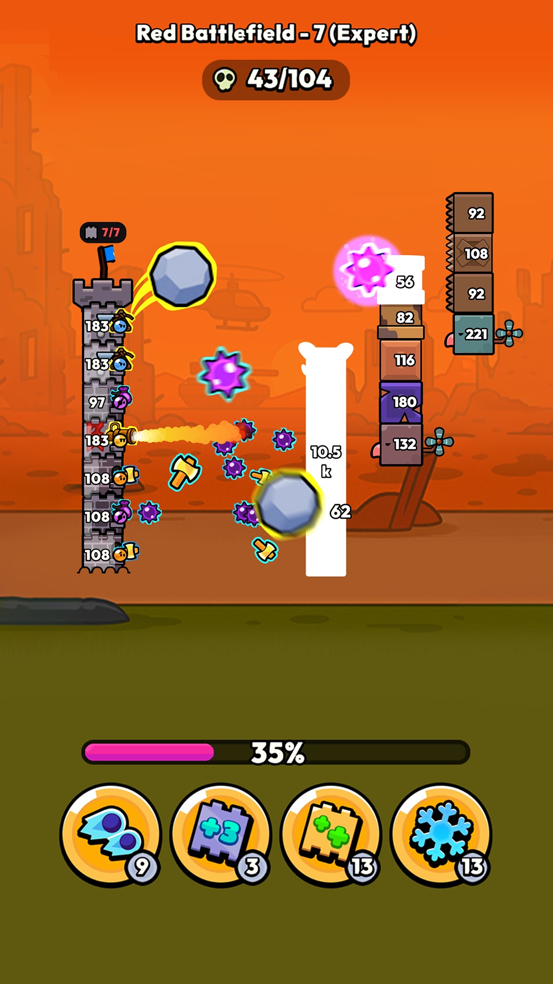 方块冲突塔防内置菜单(BlockClash!!) 截图3