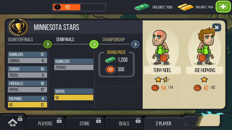 篮球之战(Basketball Battle)游戏截图3