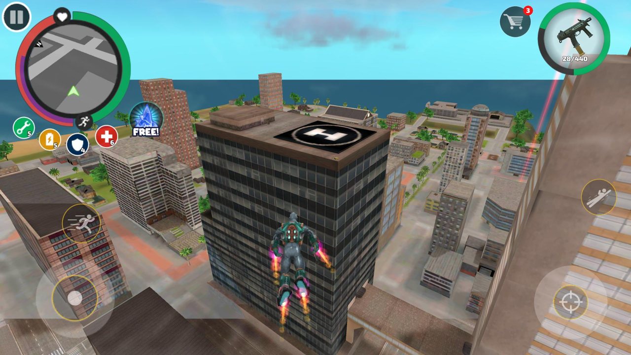 绳索英雄：罪恶之城2(Rope Hero: Mafia City Wars) 截图3