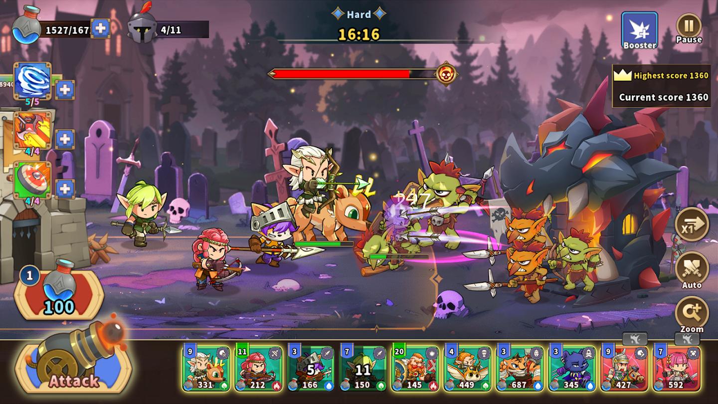 城堡战争防御内置菜单游戏截图1