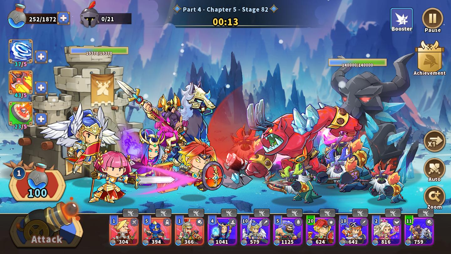 城堡战争防御内置菜单游戏截图2