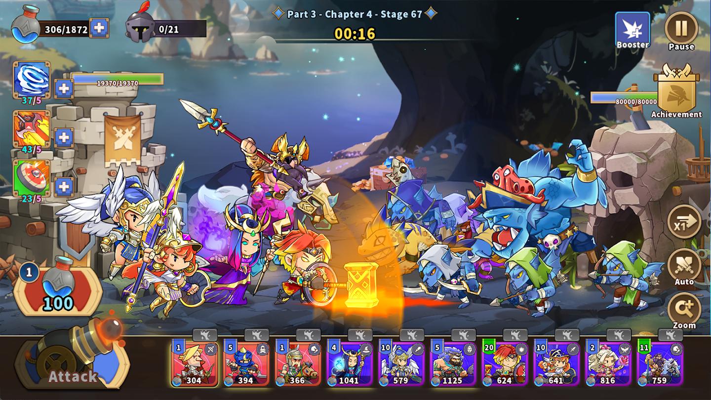 城堡战争防御内置菜单游戏截图5