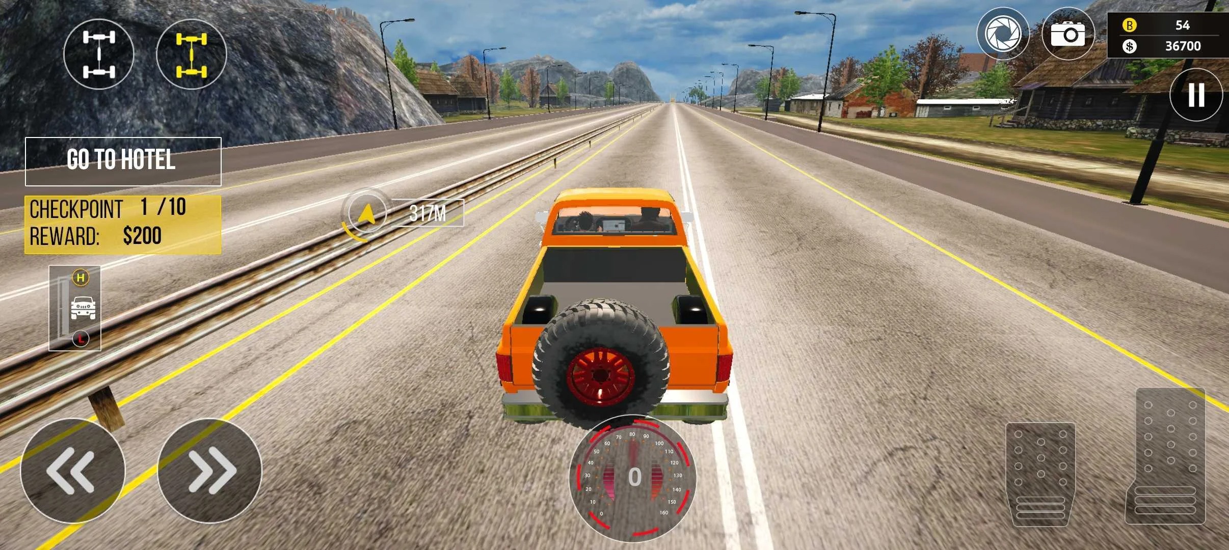 越野吉普车驾驶专业游戏3D(Offroad Jeep Driving Pro Games) 截图3