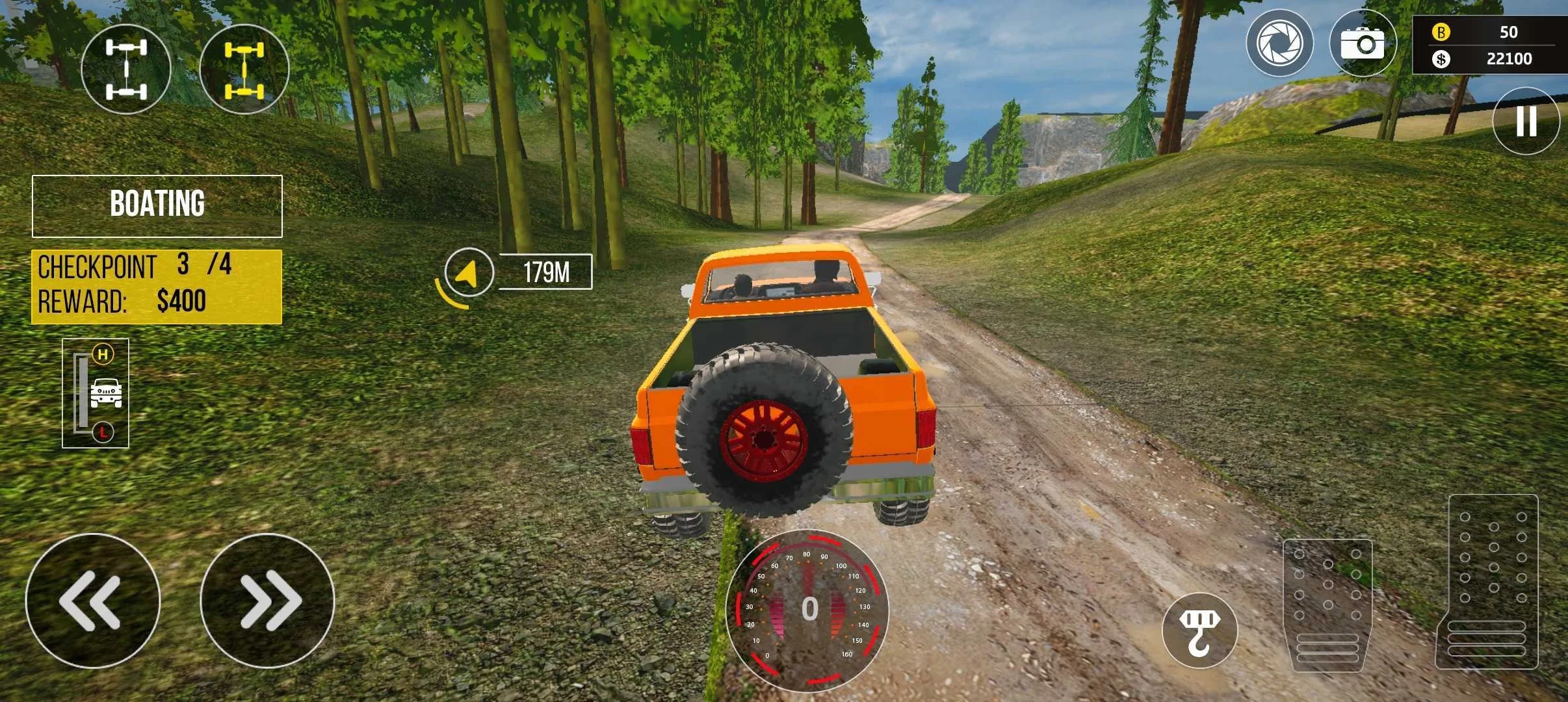 越野吉普车驾驶专业游戏3D(Offroad Jeep Driving Pro Games) 截图4