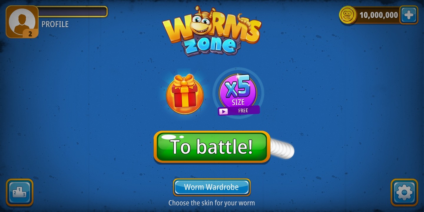 贪吃蛇内置菜单(Worms Zone)游戏截图5