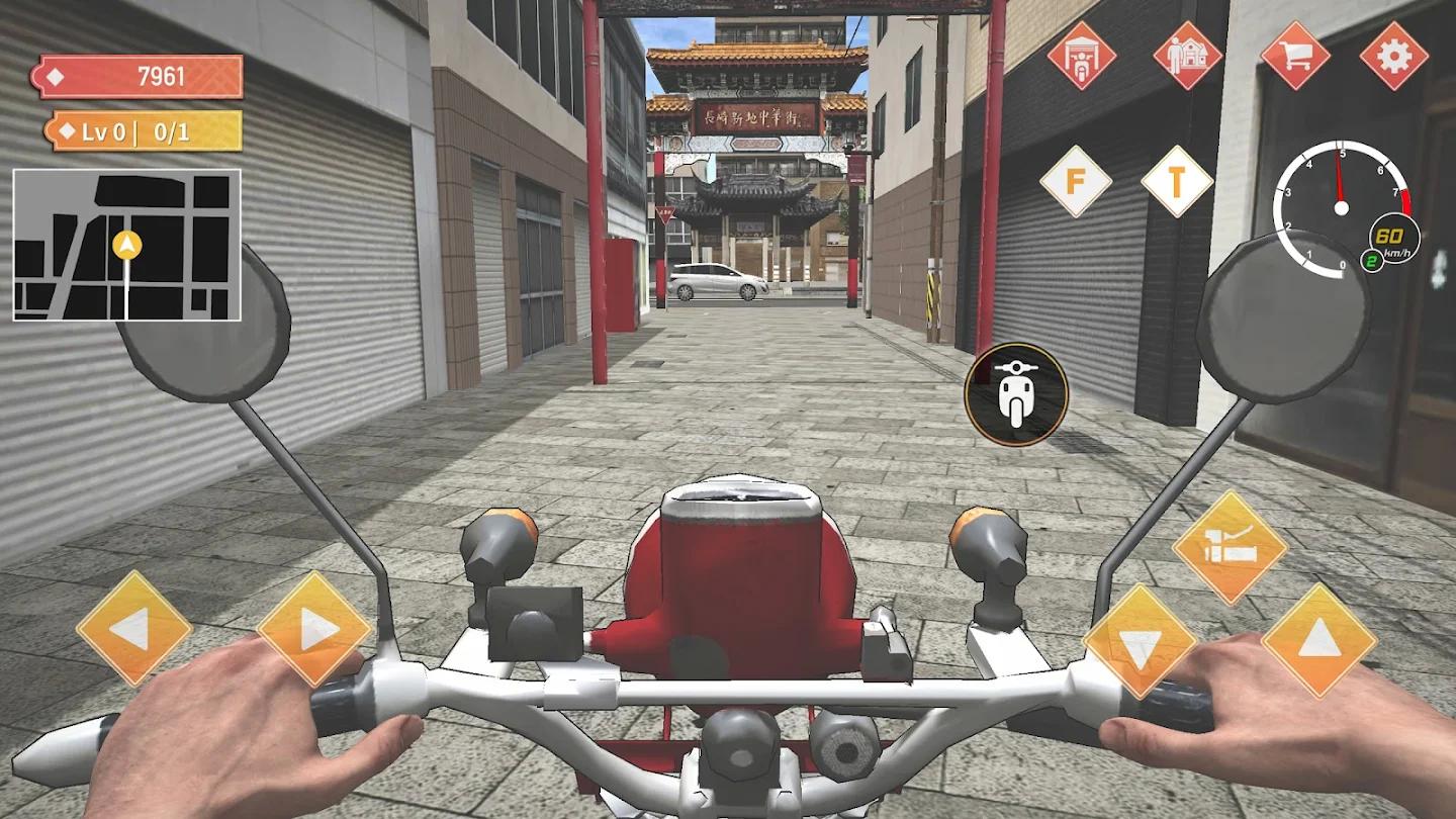 日本邮递员摩托模拟长崎篇(JapanPostmanMotoSimulator)游戏截图3