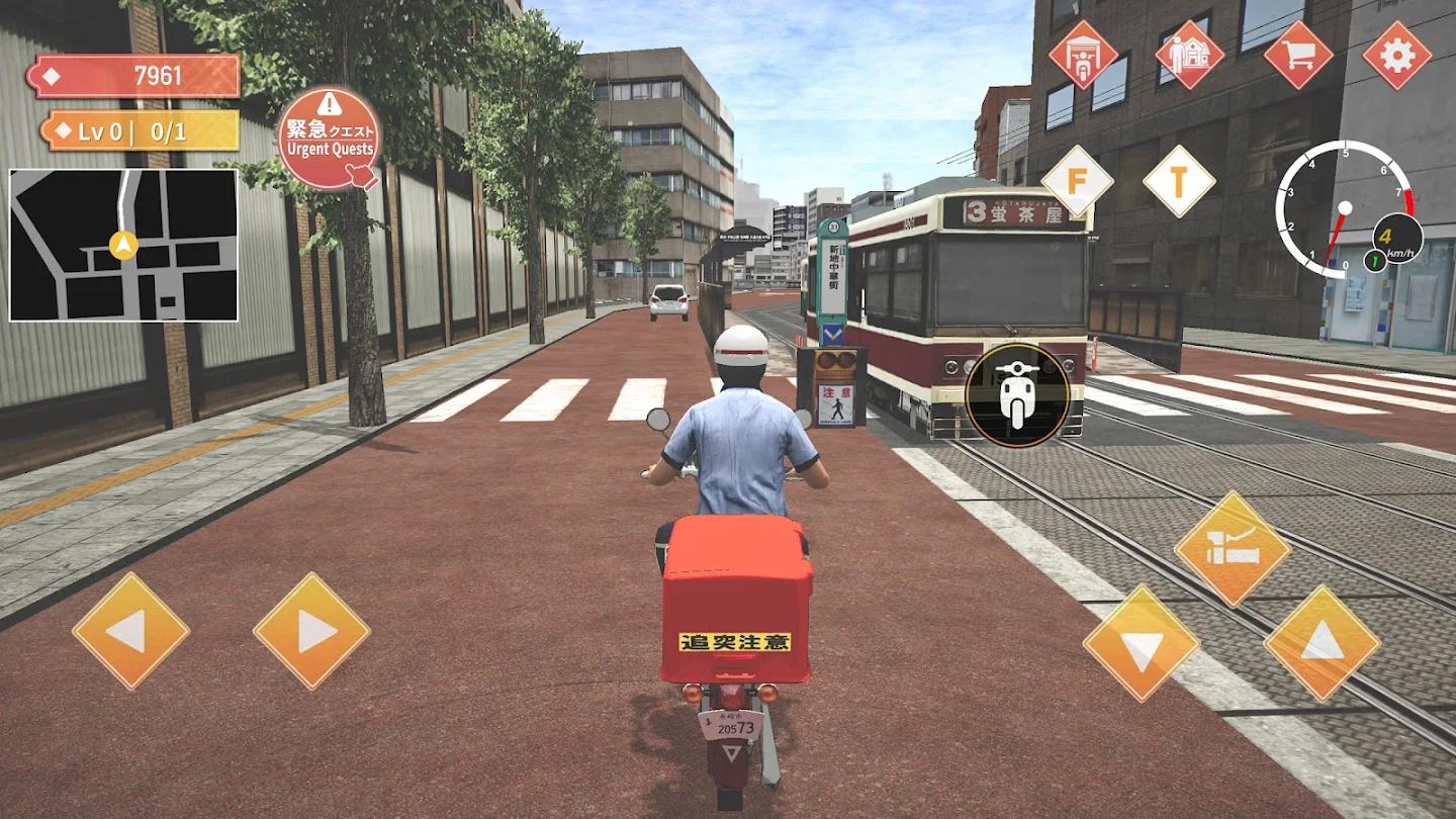 日本邮递员摩托模拟长崎篇(JapanPostmanMotoSimulator)游戏截图4
