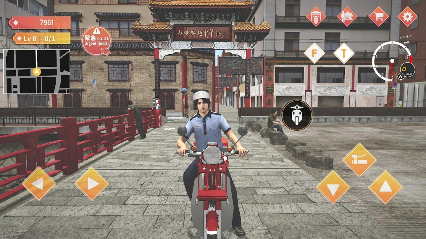 日本邮递员摩托模拟长崎篇(JapanPostmanMotoSimulator)游戏截图5