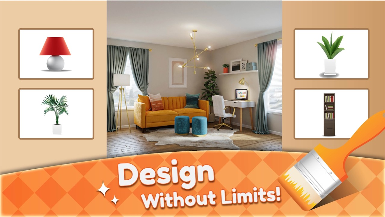 室内家居改造内置菜单(Home Design Game : Dream Life) 截图2