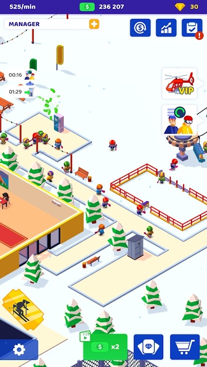 空闲滑雪大亨内置菜单(Ski Resort: Idle Tycoon) 截图4