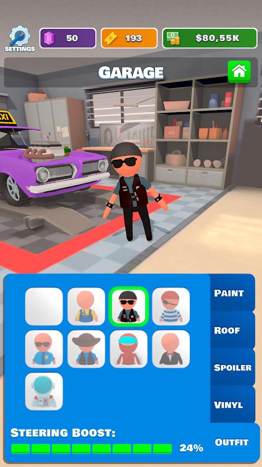 合并赛车内置菜单(Idle Racer)游戏截图2