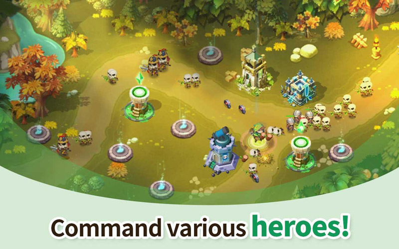 英雄防御之王内置菜单(Hero Defense King)游戏截图2