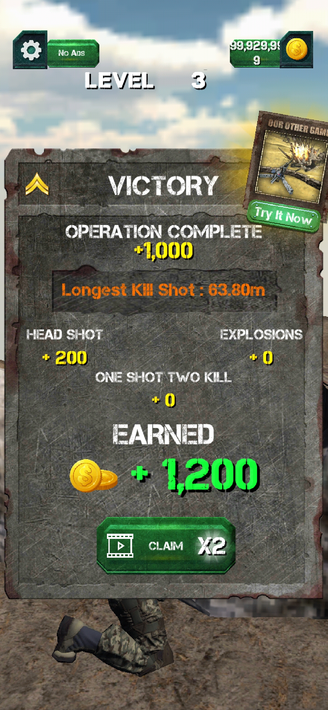 狙击手攻击3D内置菜单(SniperAttack3D)游戏截图3