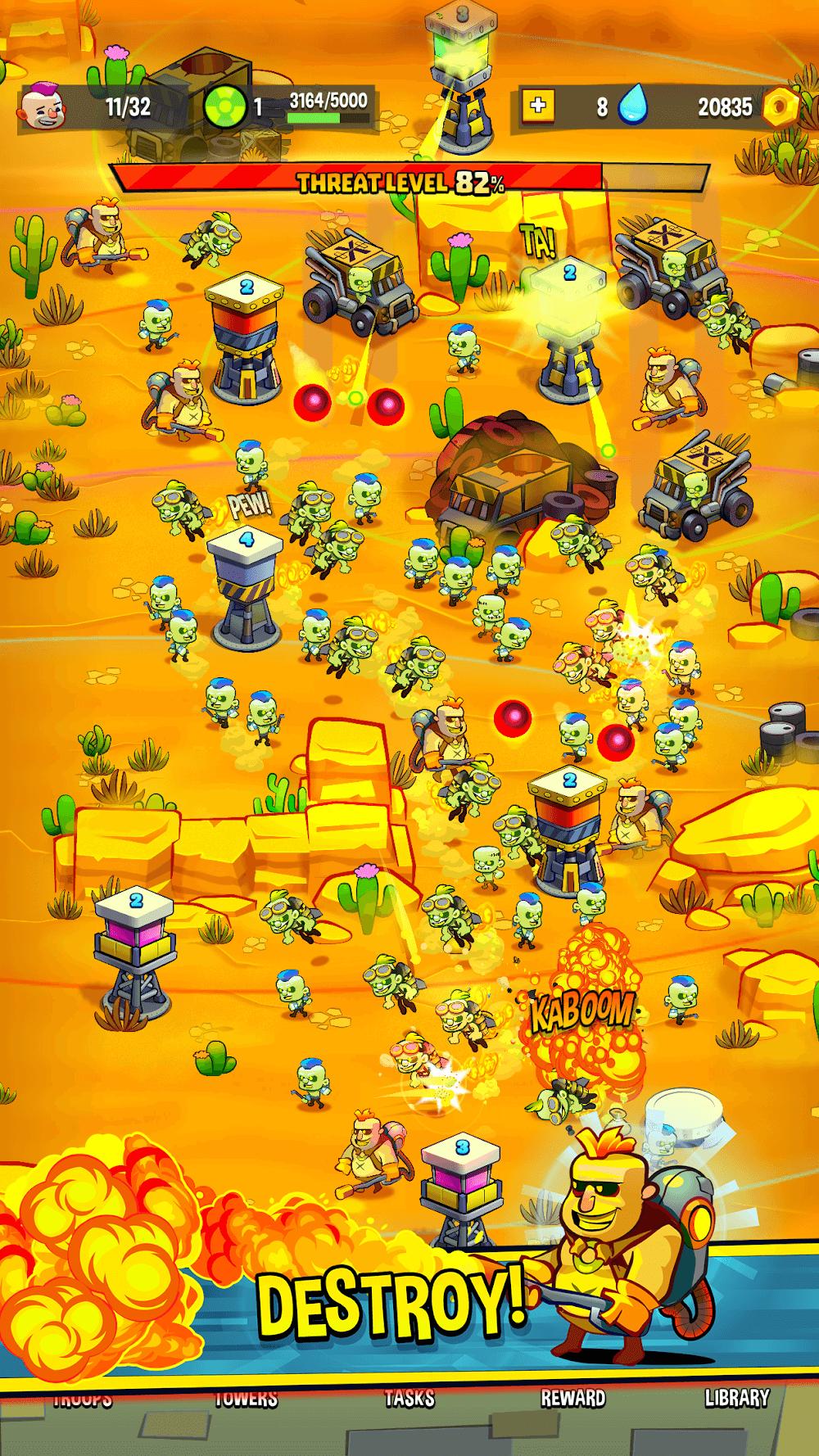 战争防御塔基地尸潮(War Towers)游戏截图6