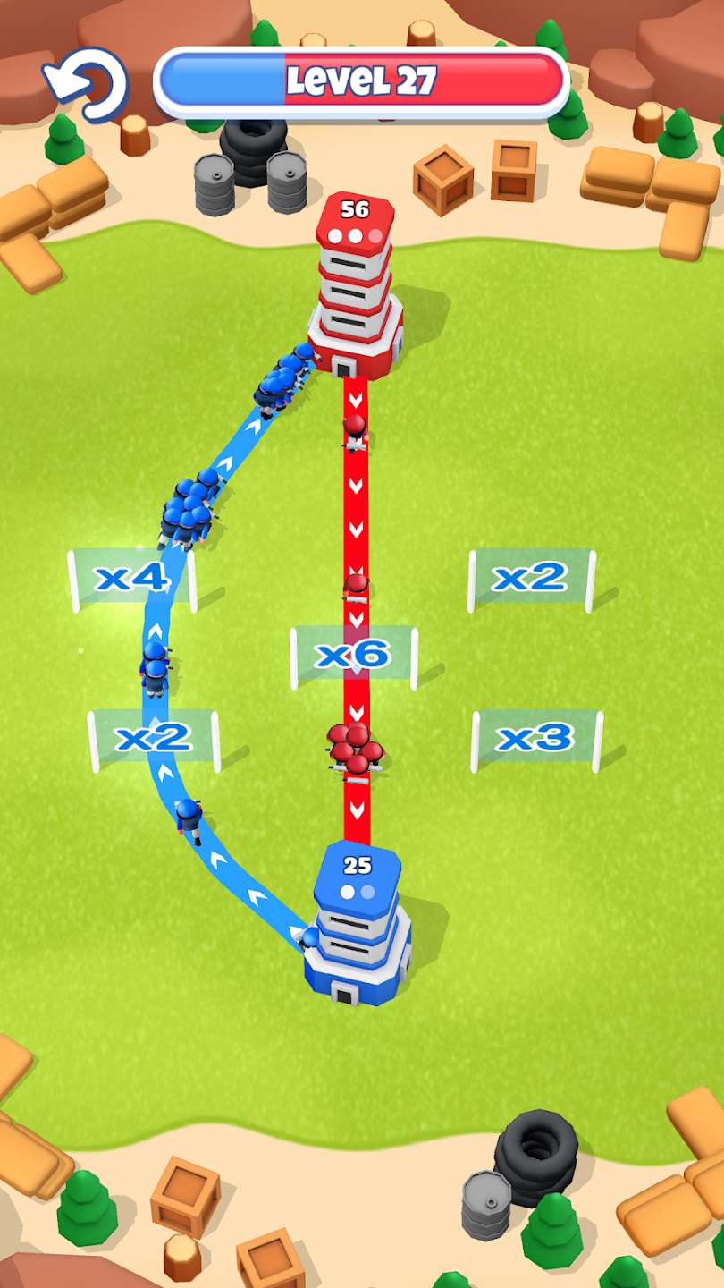 塔楼战争战术征服内置菜单(Tower War) 截图5