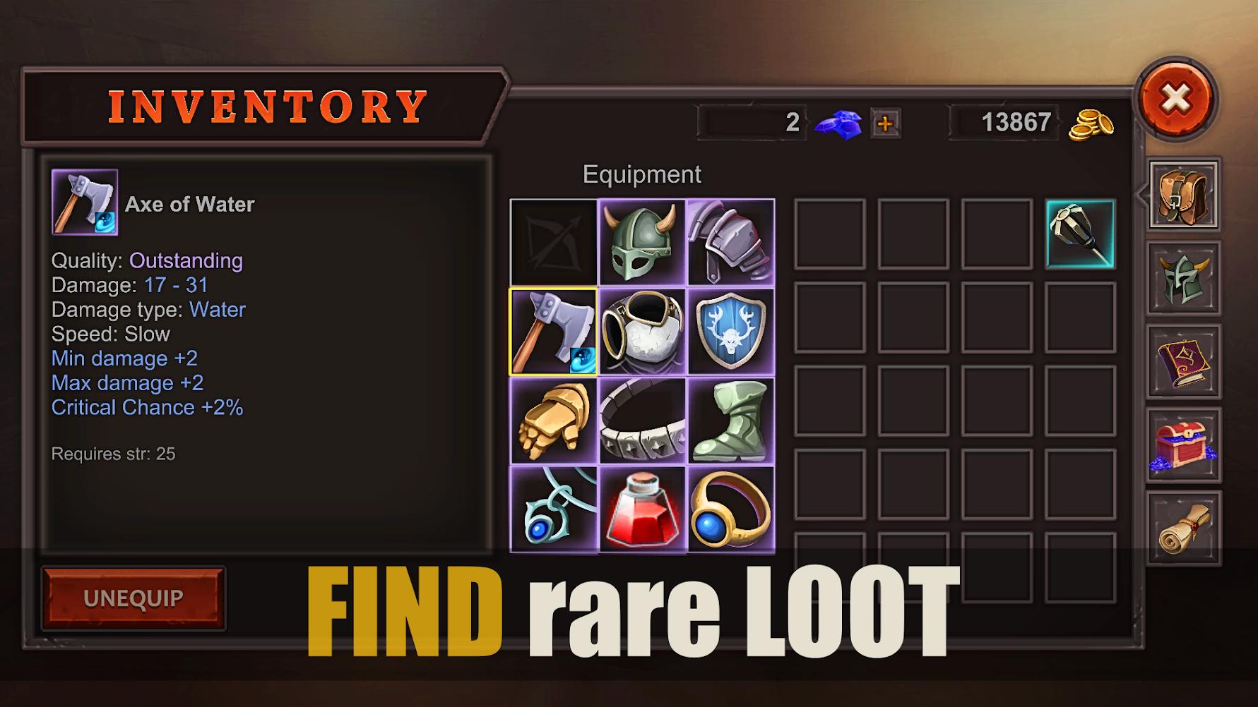 地牢守卫rpg离线(MOD菜单）(Dungeon Ward)游戏截图3